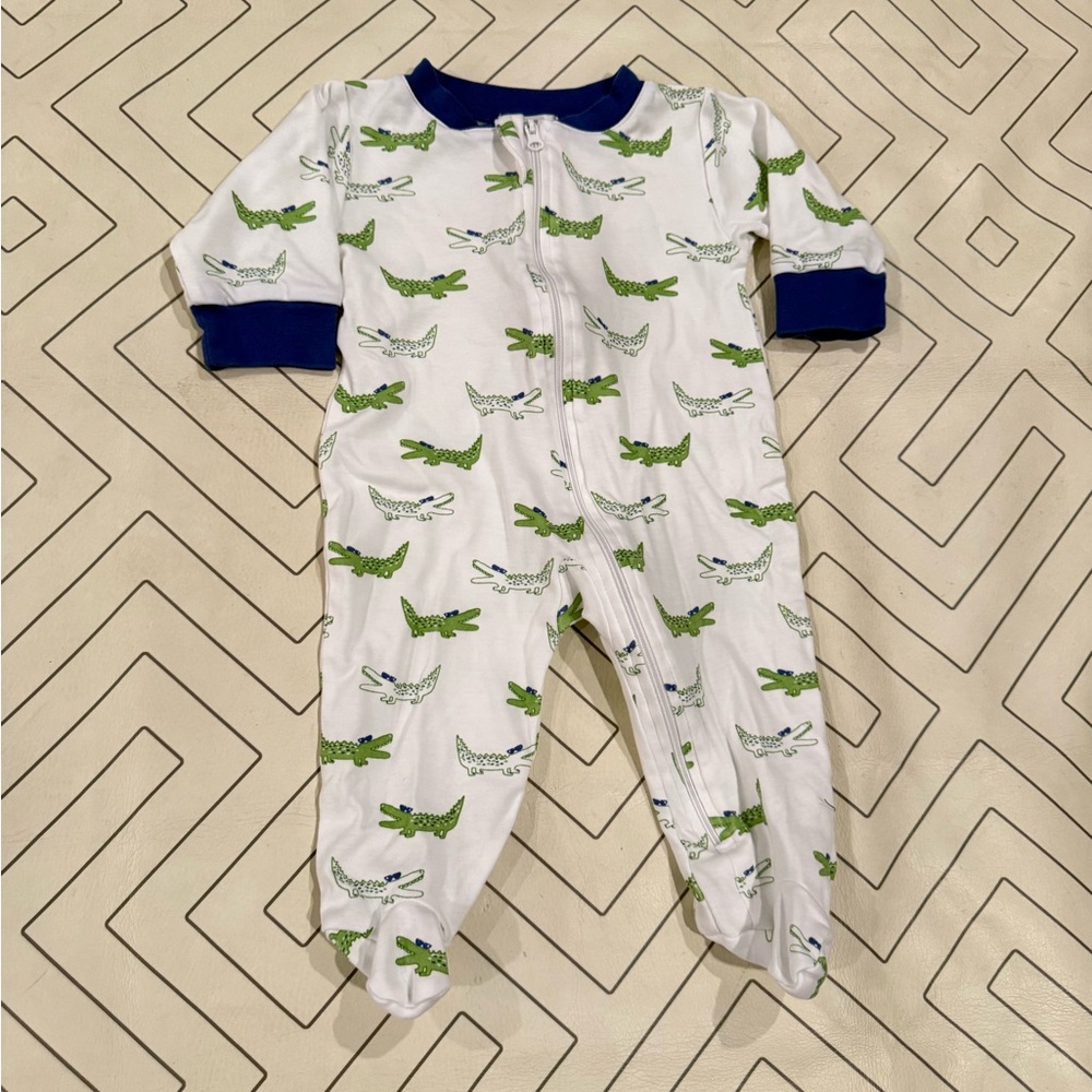 Kissy Kissy Alligator Footie Pajama